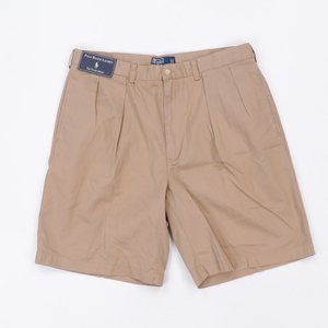New Men's Polo by Ralph Lauren Khaki Golf Shorts